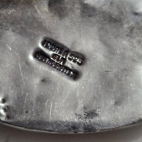 Abalone & Sterling SIlver, Large Oval Hinged Box - Picture 4 of 6